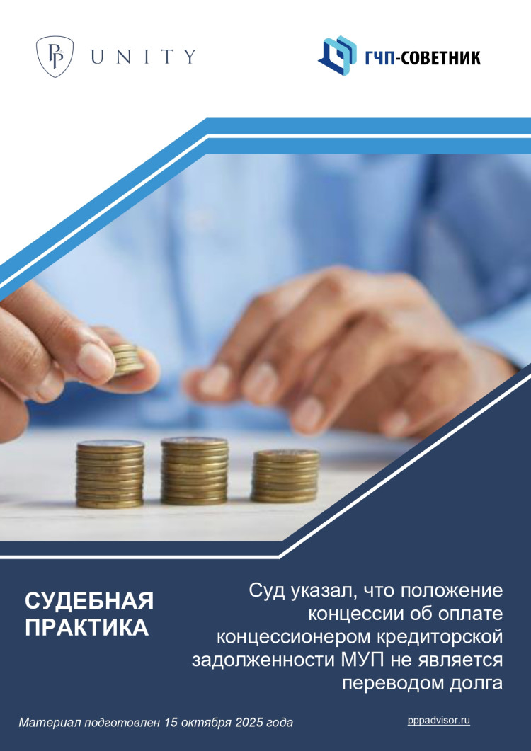 Суд указал, что положение концессии об оплате концессионером кредиторской задолженности МУП не является переводом долга
